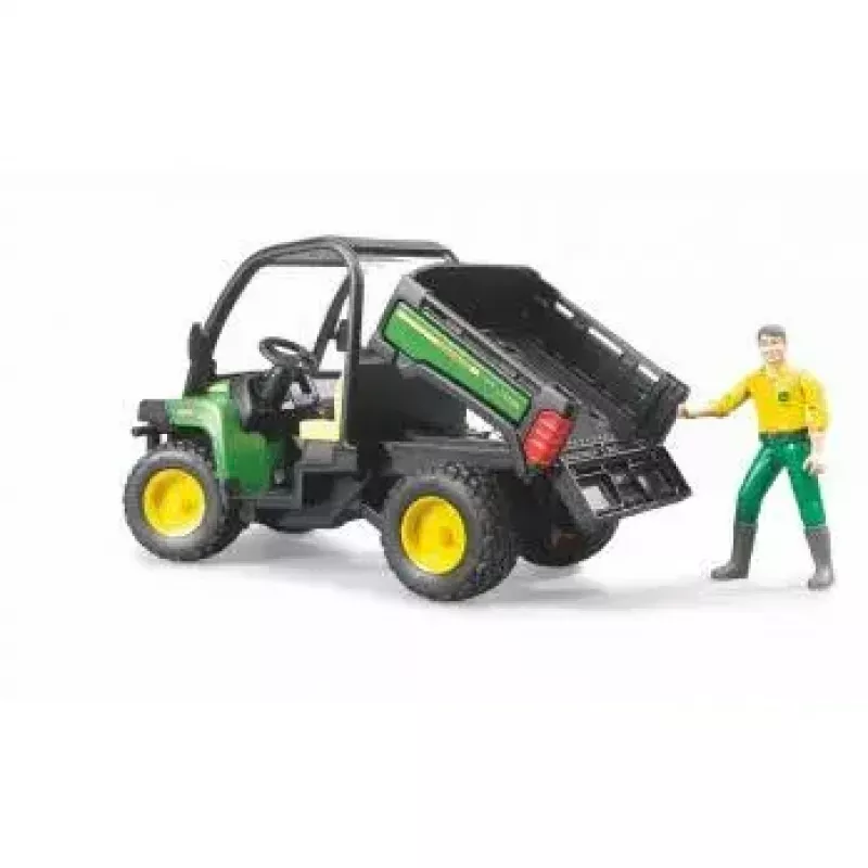 Speelgoedvoertuig BRUDER John Deere Gator XUV 855D met bestuurder