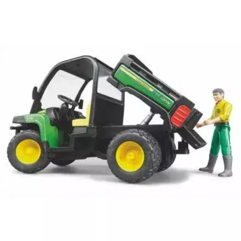 Speelgoedvoertuig BRUDER John Deere Gator XUV 855D met bestuurder