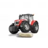 Speelgoedtractor BRUDER Massey Ferguson 7624