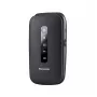 Panasonic KX-TU550 EXB seniorentelefoon, 4G, klaptelefoon, 2,8 inch, zwart