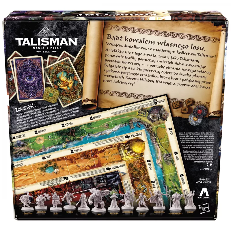 Hasbro Gaming Avalon Hill Talisman – Het magische avontuur bordspel, 5e editie