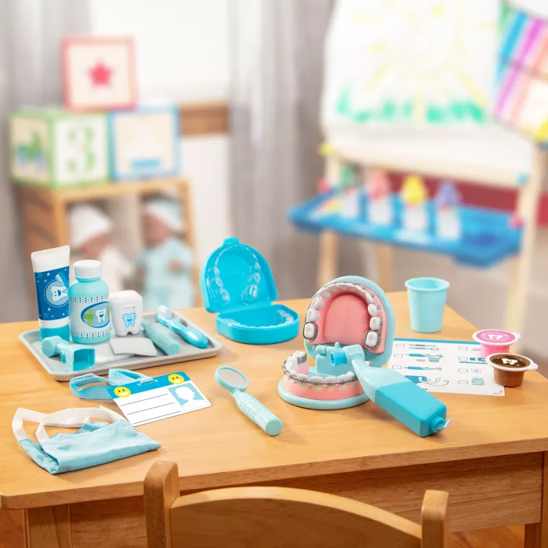 Speelgoed tandartsset Spinmaster Melissa & Doug Super Smile Dentist, geschikt vanaf 3 jaar, meerkleurig