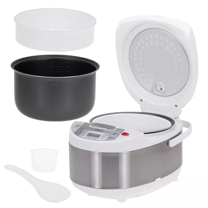 Multicooker Adler AD 6420 — 700 W, 3,25 L inhoud, 6 programmeerbare programma's, LED-display