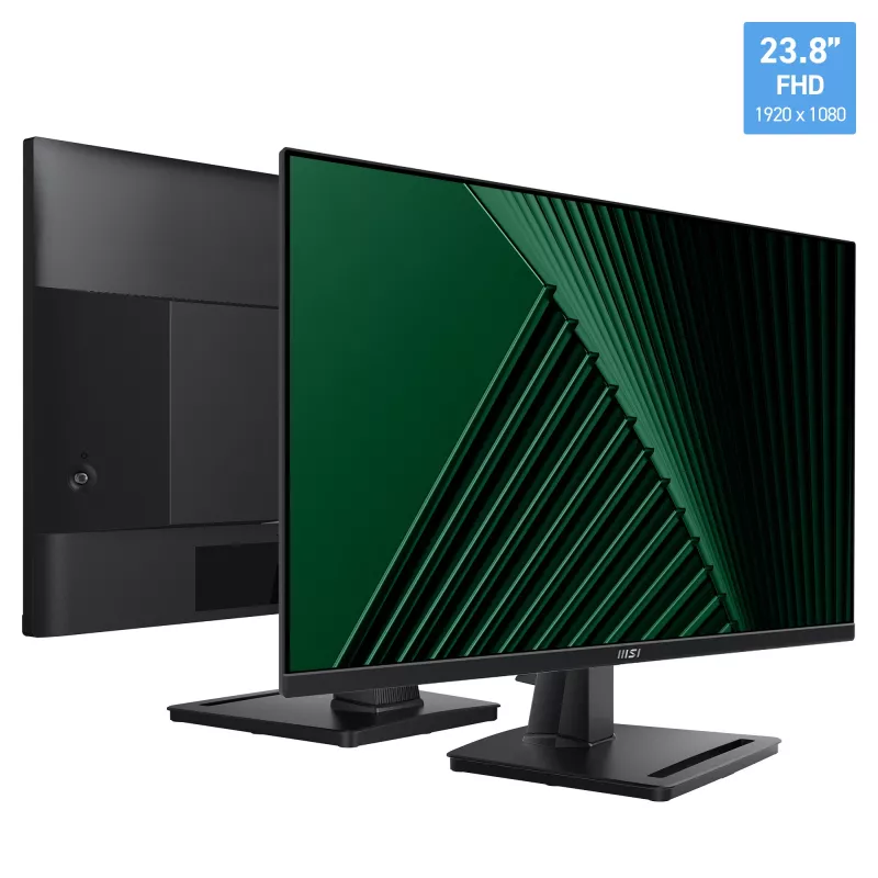 LCD-monitor MSI Pro MP245G 23,8 inch Full HD (1920×1080), IPS, 4 ms, 300 cd/m², VESA, ingebouwde luidsprekers