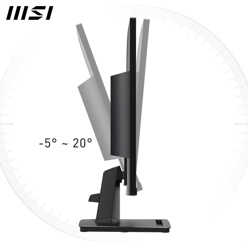 LCD-monitor MSI Pro MP245G 23,8 inch Full HD (1920×1080), IPS, 4 ms, 300 cd/m², VESA, ingebouwde luidsprekers