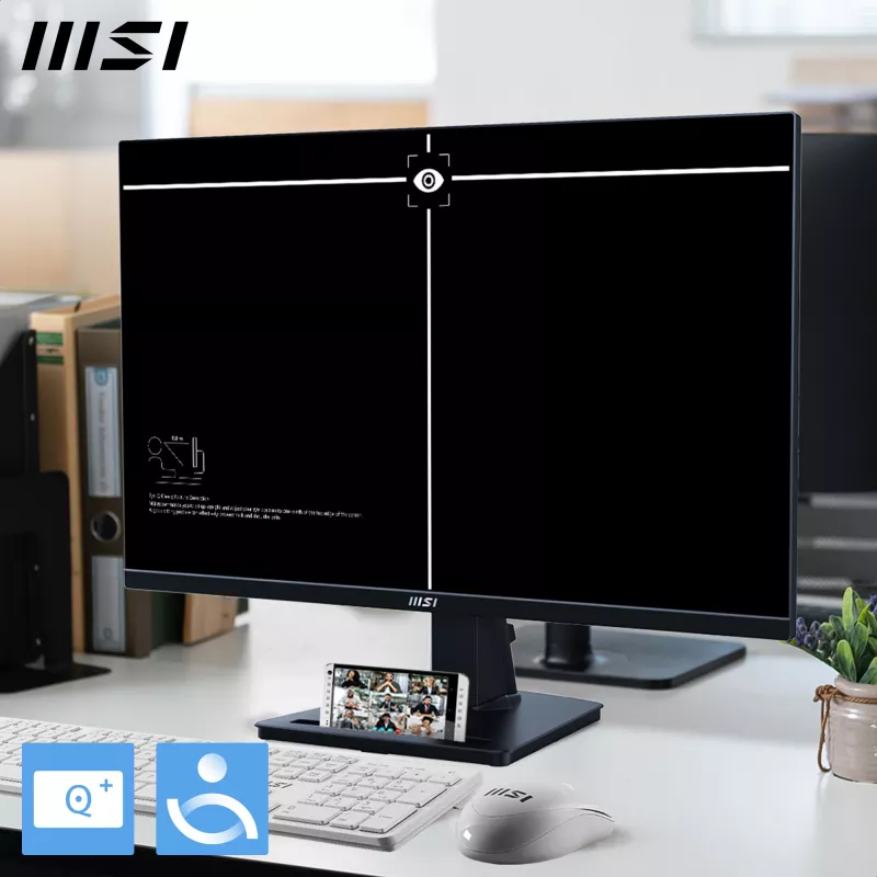 LCD-monitor MSI Pro MP245G 23,8 inch Full HD (1920×1080), IPS, 4 ms, 300 cd/m², VESA, ingebouwde luidsprekers