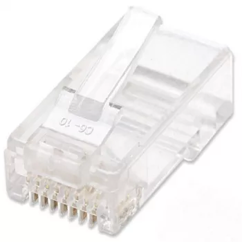 Techly IWP-JAR-C5RTY Draadverbinder RJ45 Transparant