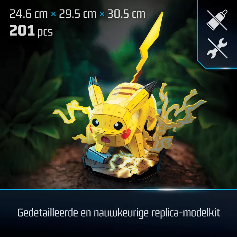 Spin Master 4D Build Pokémon Pikachu bouwfiguur, vanaf 12 jaar