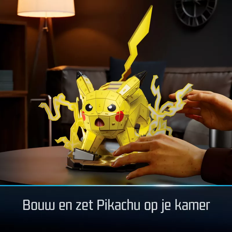 Spin Master 4D Build Pokémon Pikachu bouwfiguur, vanaf 12 jaar