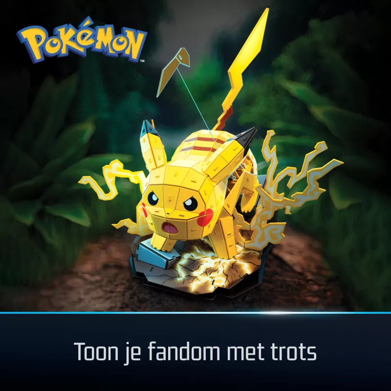 Spin Master 4D Build Pokémon Pikachu bouwfiguur, vanaf 12 jaar