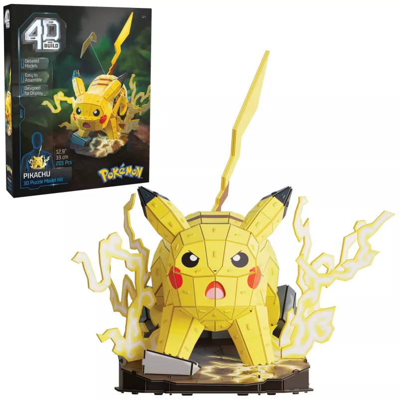 Spin Master 4D Build Pokémon Pikachu bouwfiguur, vanaf 12 jaar