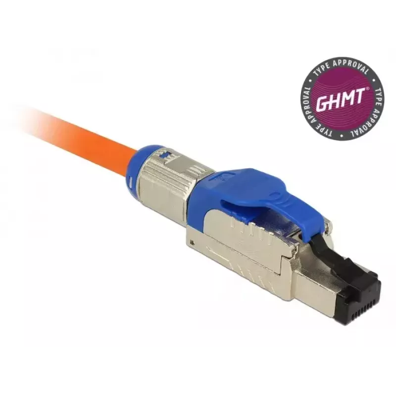 Draadverbinder RJ-45 DeLOCK 86487 blauw zilver