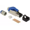 Draadverbinder RJ-45 DeLOCK 86487 blauw zilver
