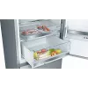 Bosch Serie 6 KGE39AICA koel-vriescombinatie, vrijstaand, 343 l (249 l + 94 l), 201 cm, energieklasse C, roestvrij staal