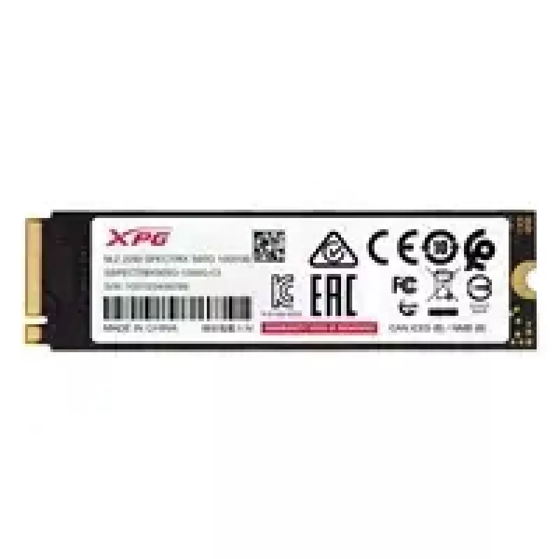ADATA XPG Spectrix S65G 1 TB M.2 2280 SSD, PCIe 4.0 x4, lezen 6000 MB/s, schrijven 4000 MB/s, aluminium