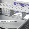 Chieftec UNC-409S-AIO-OP computerbehuizing rack zwart