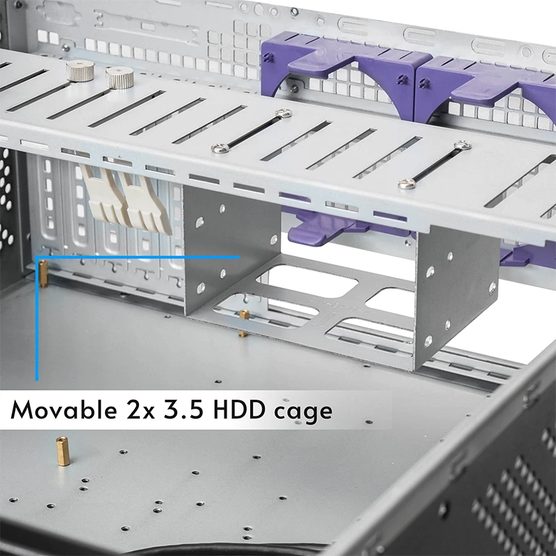 Chieftec UNC-409S-AIO-OP computerbehuizing rack zwart