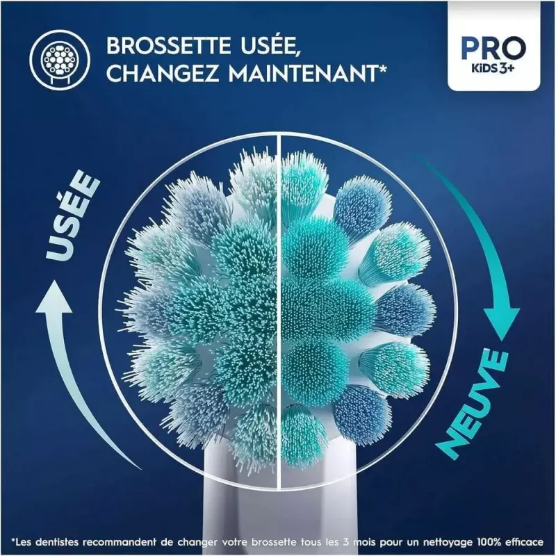 Oral-B Kids Pro Kids3+ 4 stuks meerkleurig, wit