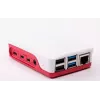 Raspberry Pi RB-CaseP4+06W officiële behuizing voor Raspberry Pi 4B, ABS-kunststof, rood/wit
