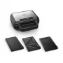 Tefal SW383D10 sandwichmaker 700 W zwart, rvs