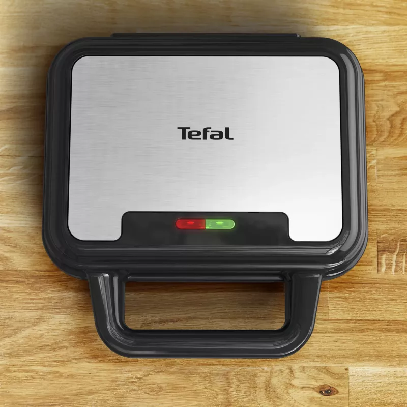 Tefal SW383D10 sandwichmaker 700 W zwart, rvs
