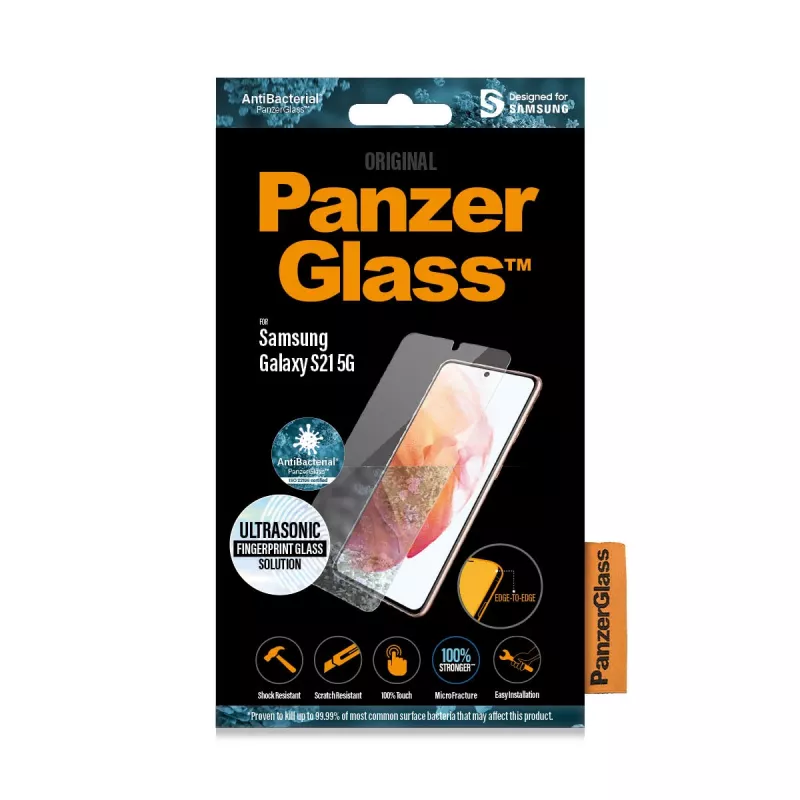 PanzerGlass displayschermglas voor Samsung Galaxy S21 5G