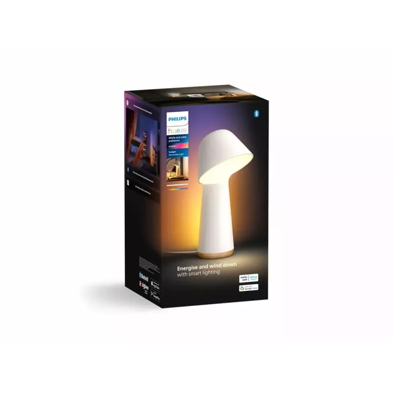Philips Hue Twilight 929003711201 tafellamp, White and Color Ambiance, wit