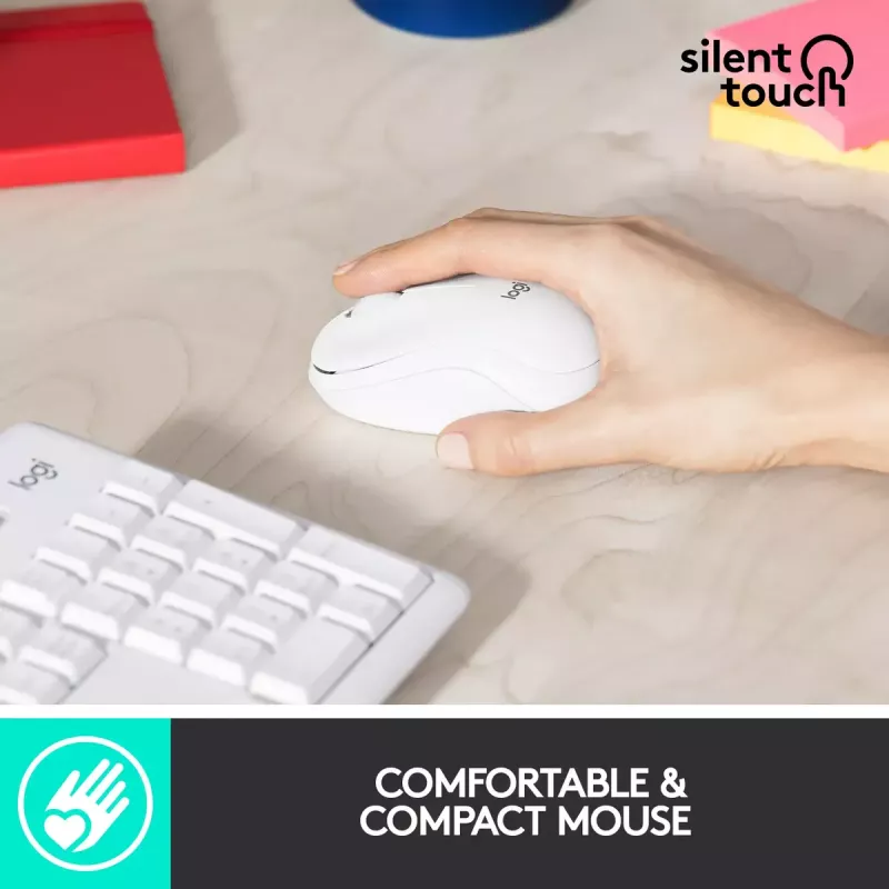 Draadloze toetsenbord- en muiscombinatie Logitech MK295 Silent