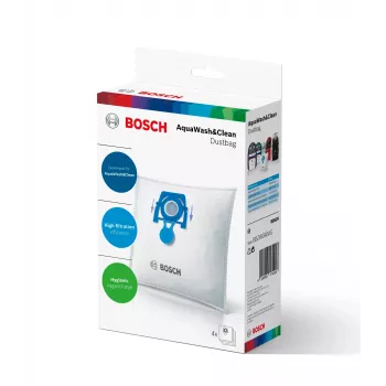 Stofzakken voor stofzuiger Bosch BBZWD4BAG, wit, 4 stuks verpakking