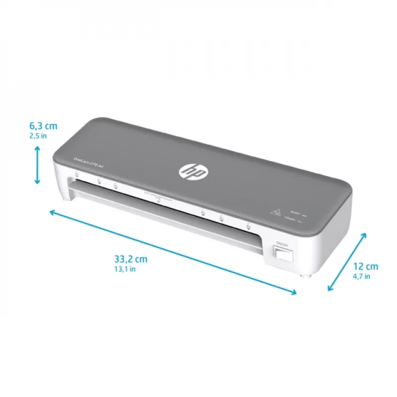 HP OneLam 270 A4 hetelamineerapparaat 270 mm/min grijs, wit