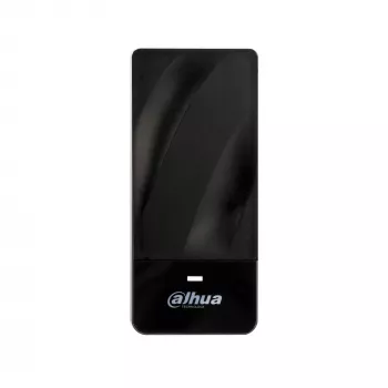 RFID-lezer DAHUA ASR1200E — RS-485/Wiegand-interface, compact 96×43×17 mm, zwart
