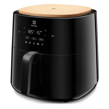 Heteluchtfriteuse Electrolux EAF7B – 6,8 L, 1800 W, touchbediening, 8 programma's, max. 200 °C, zwart