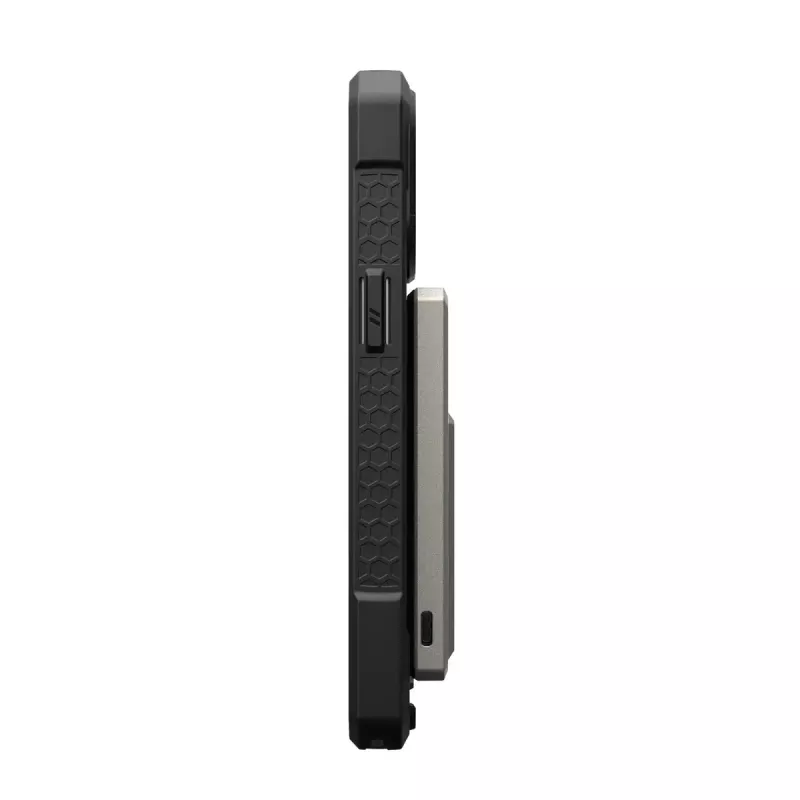 Urban Armor Gear 9B4417113636 Ultra Slim Rugged magnetische draadloze powerbank, 5000 mAh, 20 W, titanium