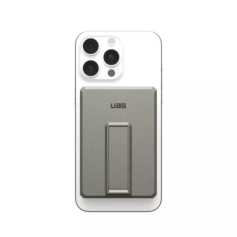 Urban Armor Gear 9B4417113636 Ultra Slim Rugged magnetische draadloze powerbank, 5000 mAh, 20 W, titanium