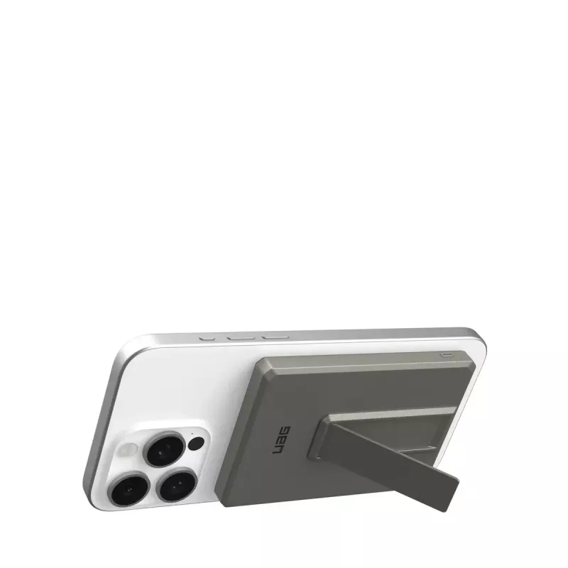 Urban Armor Gear 9B4417113636 Ultra Slim Rugged magnetische draadloze powerbank, 5000 mAh, 20 W, titanium