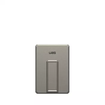 Urban Armor Gear 9B4417113636 Ultra Slim Rugged magnetische draadloze powerbank, 5000 mAh, 20 W, titanium