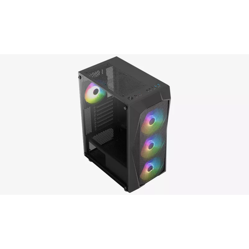 PC-behuizing Aerocool Falcon ARGB Midi Tower zwart