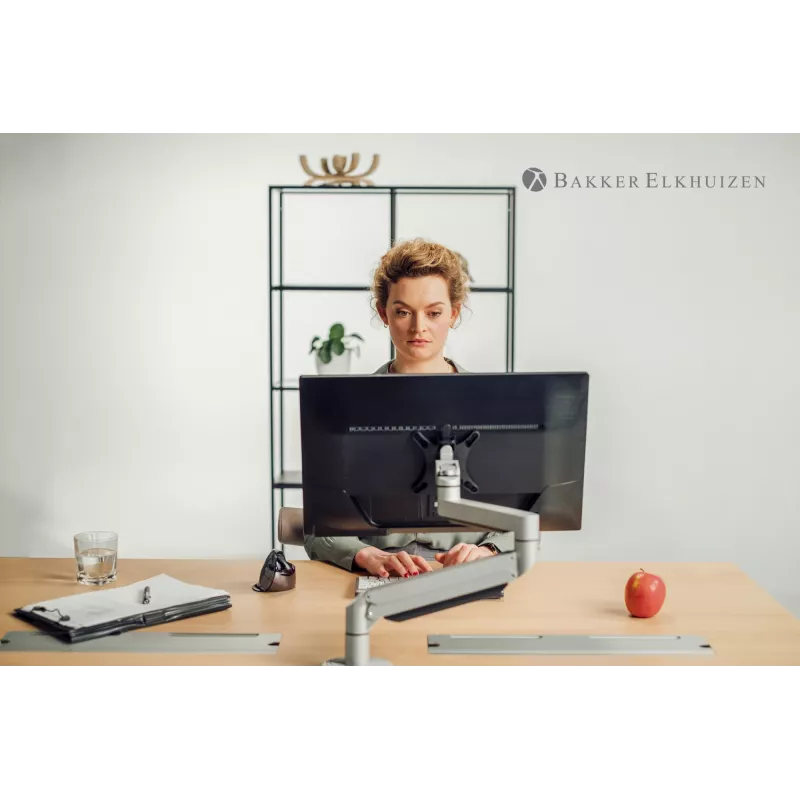 BakkerElkhuizen Evoluent D Small Wireless, rechtshandig, verticaal ontwerp, laser, RF Wireless, 3200 DPI, zwart