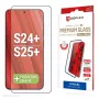 Displex Full Cover Screen Protector (10H) voor Samsung Galaxy S24+/S25+, Eco-montageframe, Full Cover