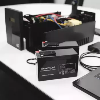 Batterij Groen Cell AGM43 radiografisch bestuurd modelonderdeel zwart