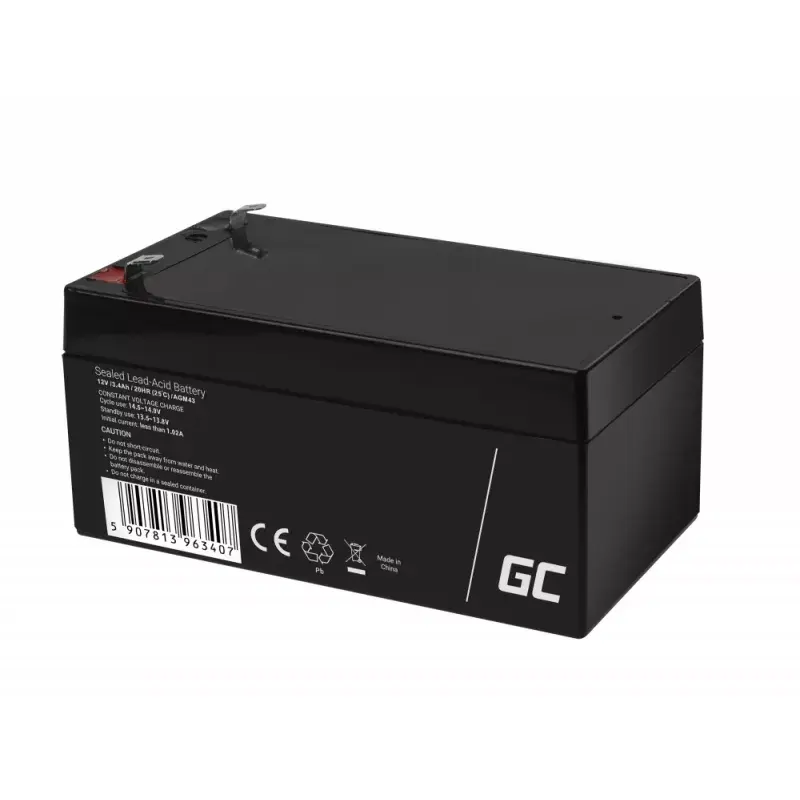 Batterij Green Cell AGM43 radiografisch bestuurd modelonderdeel zwart