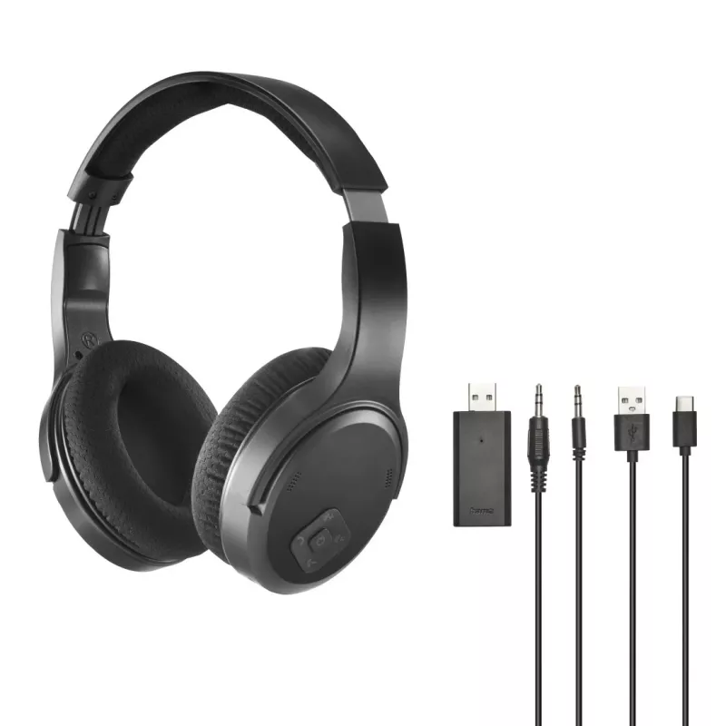 Hoofdtelefoon Hama 00221847 bedraad & draadloos Bluetooth zwart