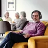 Hoofdtelefoon Hama 00221847 bedraad & draadloos Bluetooth zwart