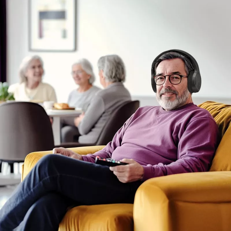 Hoofdtelefoon Hama 00221847 bedraad & draadloos Bluetooth zwart