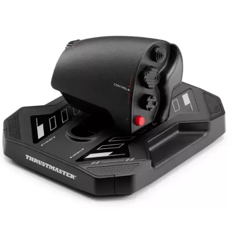 Thrustmaster Sol-R 4 HOTAS zwart USB joystick + motorbedieningshendel analoog / digitaal pc