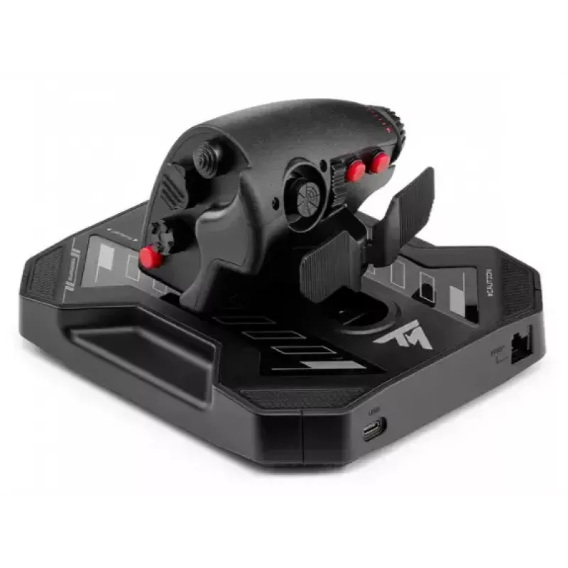 Thrustmaster Sol-R 4 HOTAS zwart USB joystick + motorbedieningshendel analoog / digitaal pc