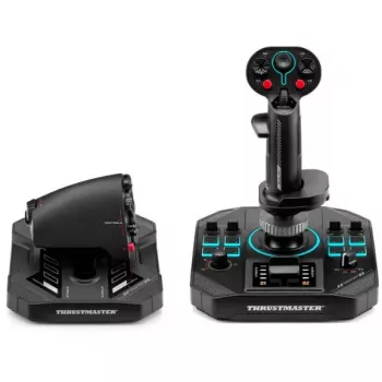 Thrustmaster Sol-R 4 HOTAS zwart USB joystick + motorbedieningshendel analoog / digitaal pc