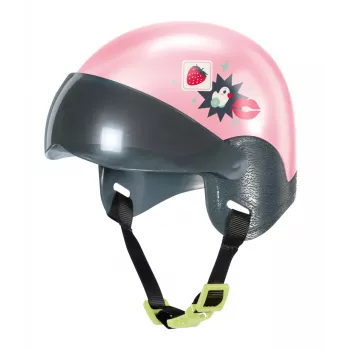 Poppenhelm ZAPF BABY born E-scooterhelm 43 cm — textiel/kunststof, veelkleurig, leeftijd 3–12