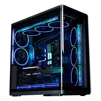 ZALMAN P60 zwarte pc-miditower behuizing – ATX/Mini-ITX, gehard glas, 3x120mm zij- + 2x120mm achterventilatoren, 290×475×478 mm