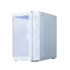 Pc-behuizing ZALMAN P60 midtower met 5x ARGB-ventilatoren, wit